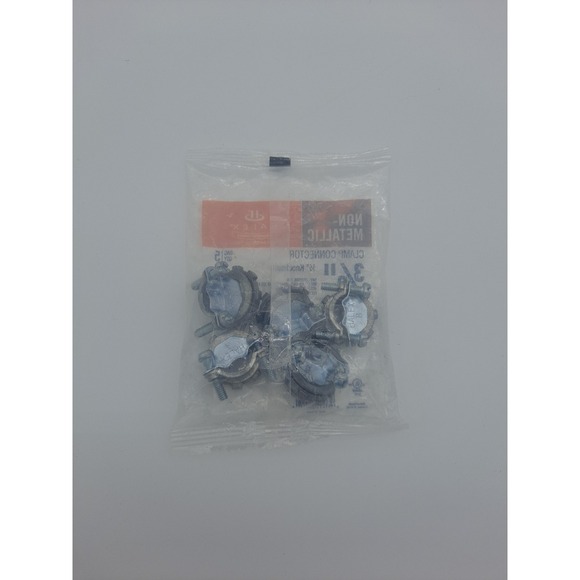 Halex 5-Pack 3/8" Clamp Connector ***BRAND NEW*** - Picture 2 of 2